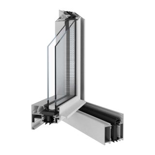 Querschnitt Aluminiumfenster DRUTEX MB-70 HI